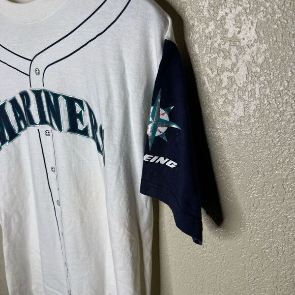 Vintage 90s Seattle Mariners Alex Rodriguez T Shirt Small - Picture 4 of 7